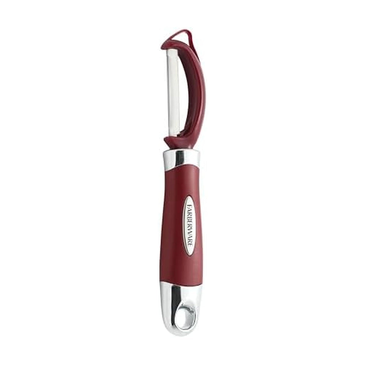 Farberware Euro Vegetable Peeler with Swivel Blade Red