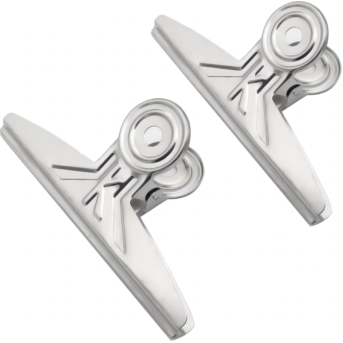 Coideal Extra Large Bulldog Clips - 2 PCS 20cm Long Jumbo XL Bull Binder Paper Clip Clamps for Office (Black, 7 7/8 Inch)