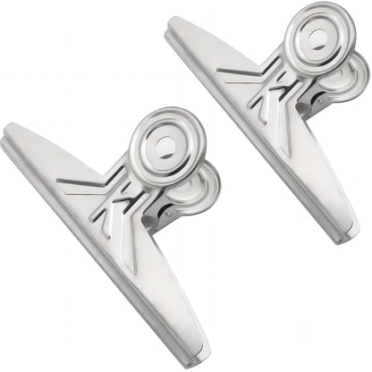 Coideal Extra Large Bulldog Clips - 2 PCS 20cm Long Jumbo XL Bull Binder Paper Clip Clamps for Office (Black, 7 7/8 Inch)