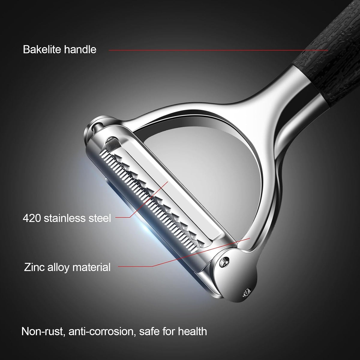 Multifunctional Vegetable Julienne Peeler
