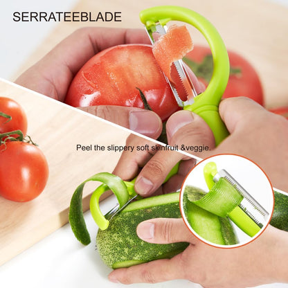 Carrot Peelers, Kitchen Vegetable Peeler Setfor Veggie & Fruit 6 Pcs
