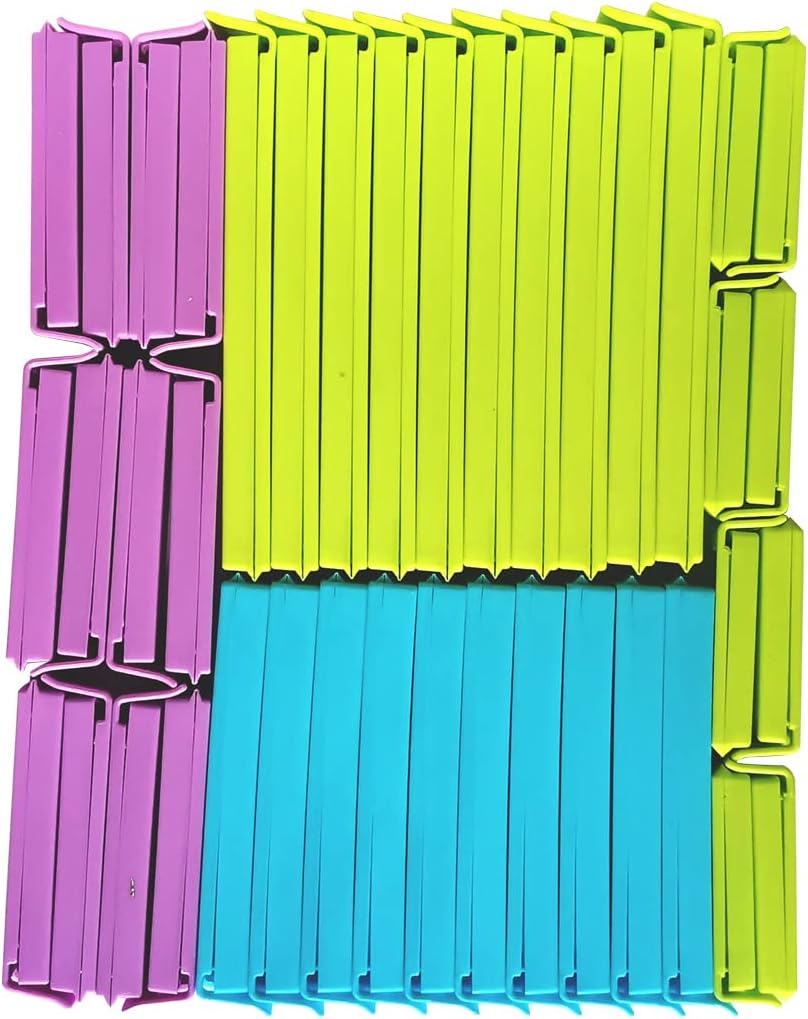 Otylzto 4 Size Assorted 40 PCS Food Bag Clips Kitchen Sealing Clips