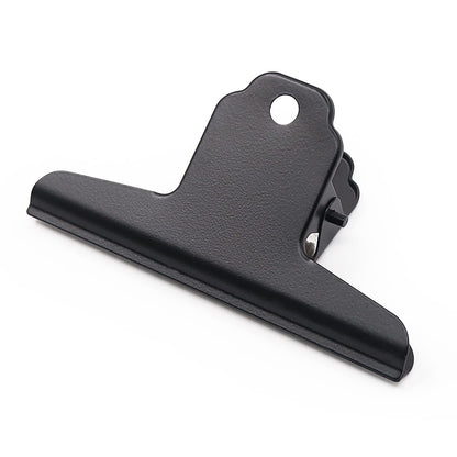 Coideal Extra Large Bulldog Clips - 2 PCS 20cm Long Jumbo XL Bull Binder Paper Clip Clamps for Office (Black, 7 7/8 Inch)