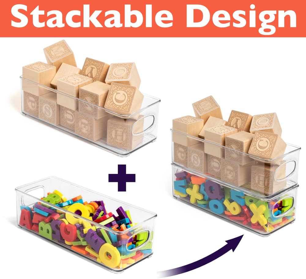 ClearSpace Plastic Pantry Organization and Food Storage Bin, 2 Pack