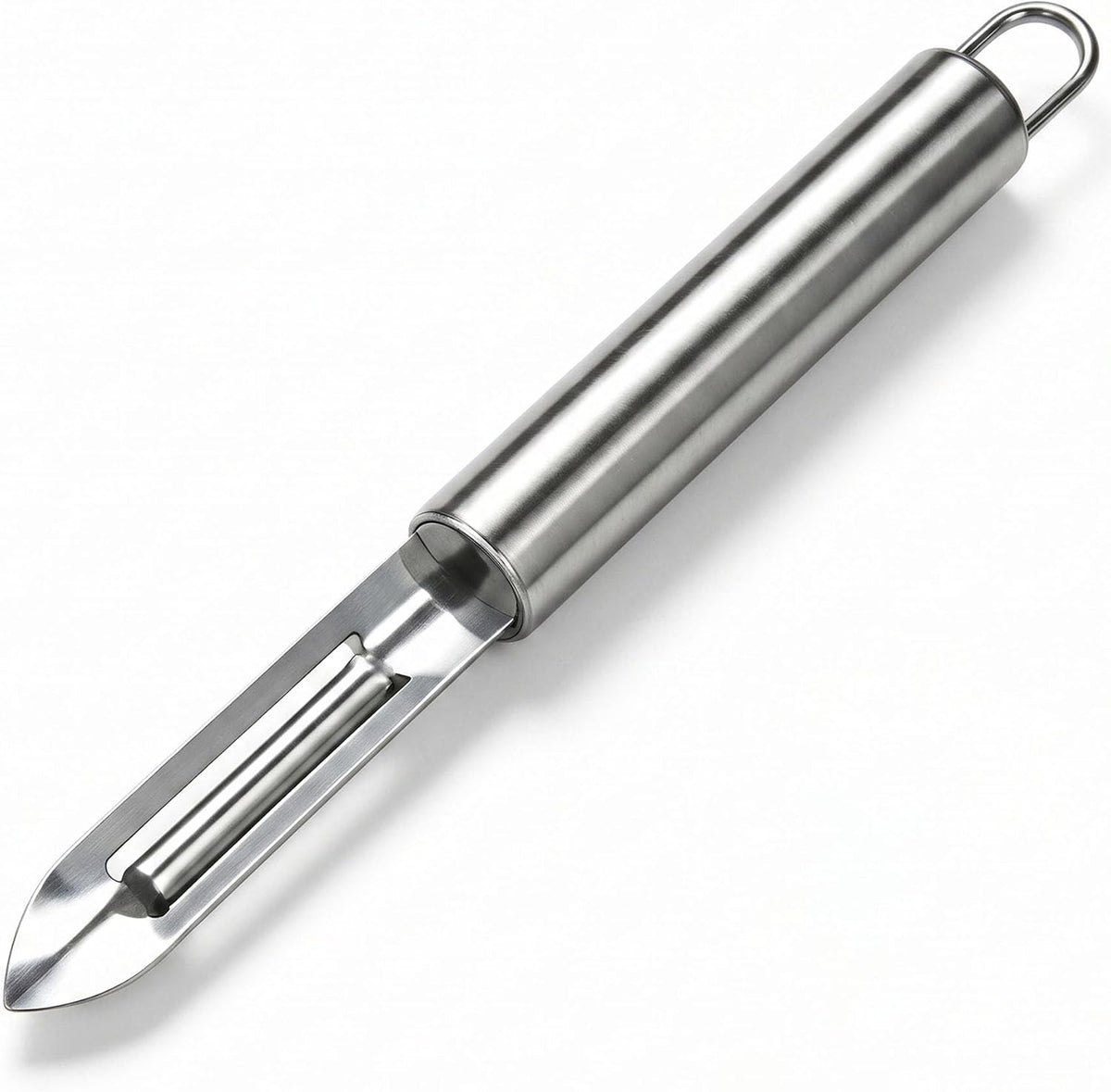 Stainless Steel Kitchen Peeler with Hook Sharp Blade Dual Handed