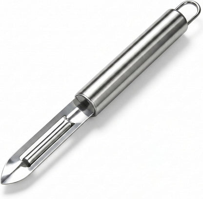 Stainless Steel Kitchen Peeler with Hook Sharp Blade Dual Handed