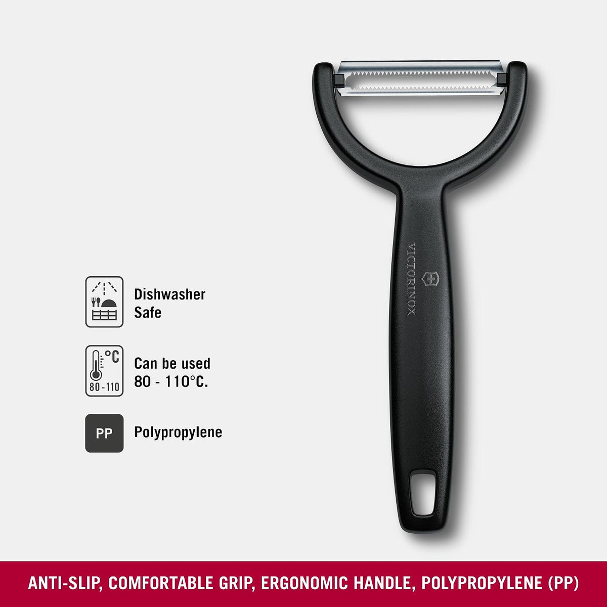 Victorinox Ypso Peeler, Serrated Vegetable & Fruit Peeler, Swiss Made