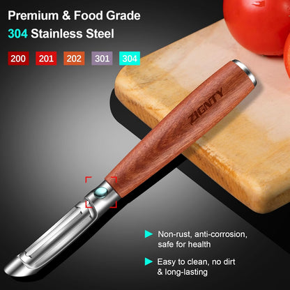 Vegetable Peeler Stainless Steel, Premium Potato Peelers for Kitchen