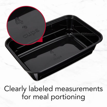 GoodCook Meal Prep Containers, Single Compartment 10-Pack
