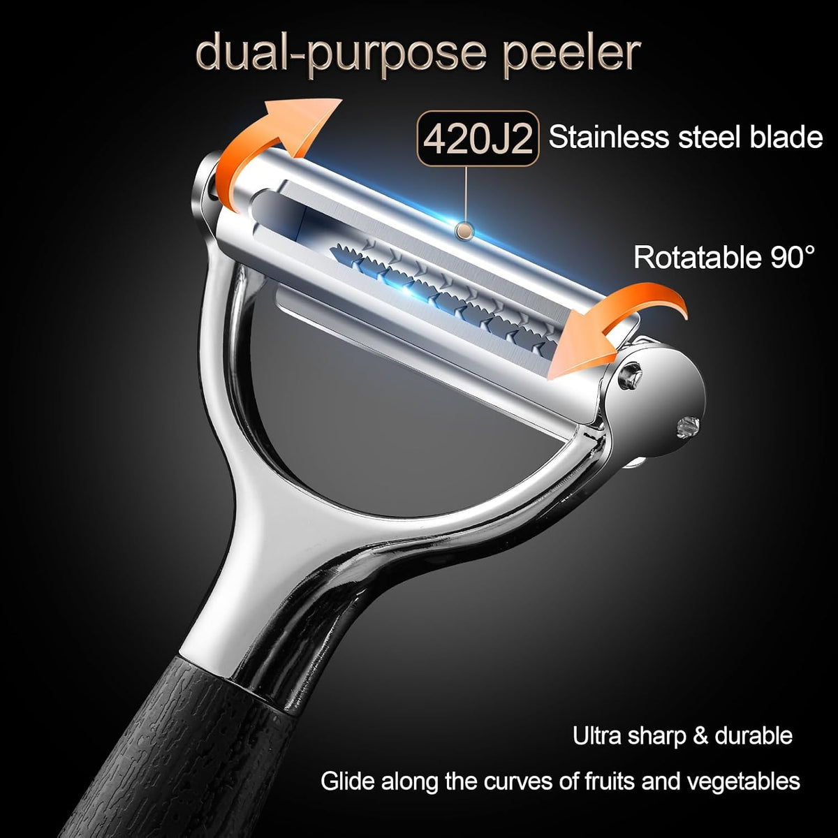 Multifunctional Vegetable Julienne Peeler