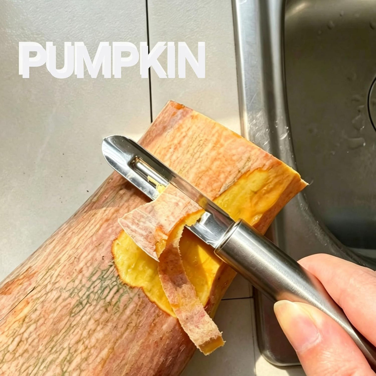 Stainless Steel Kitchen Peeler with Hook Sharp Blade Dual Handed