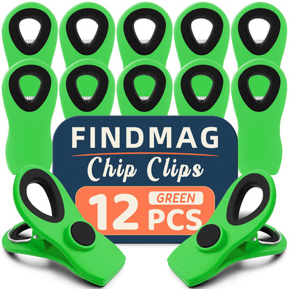 Chip Clips, Bag Clips for Food Storage, 12 Pack Multicolor