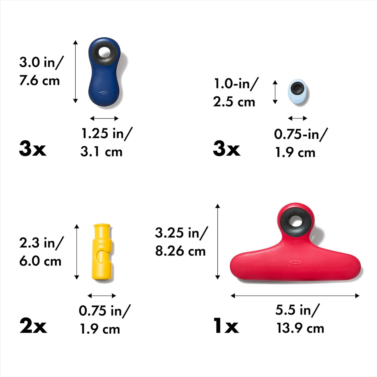 OXO Good Grips Collection Bag Clip, 9-Piece Set