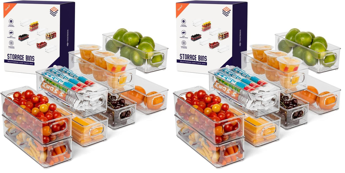ClearSpace Plastic Pantry Organization and Food Storage Bin, 2 Pack