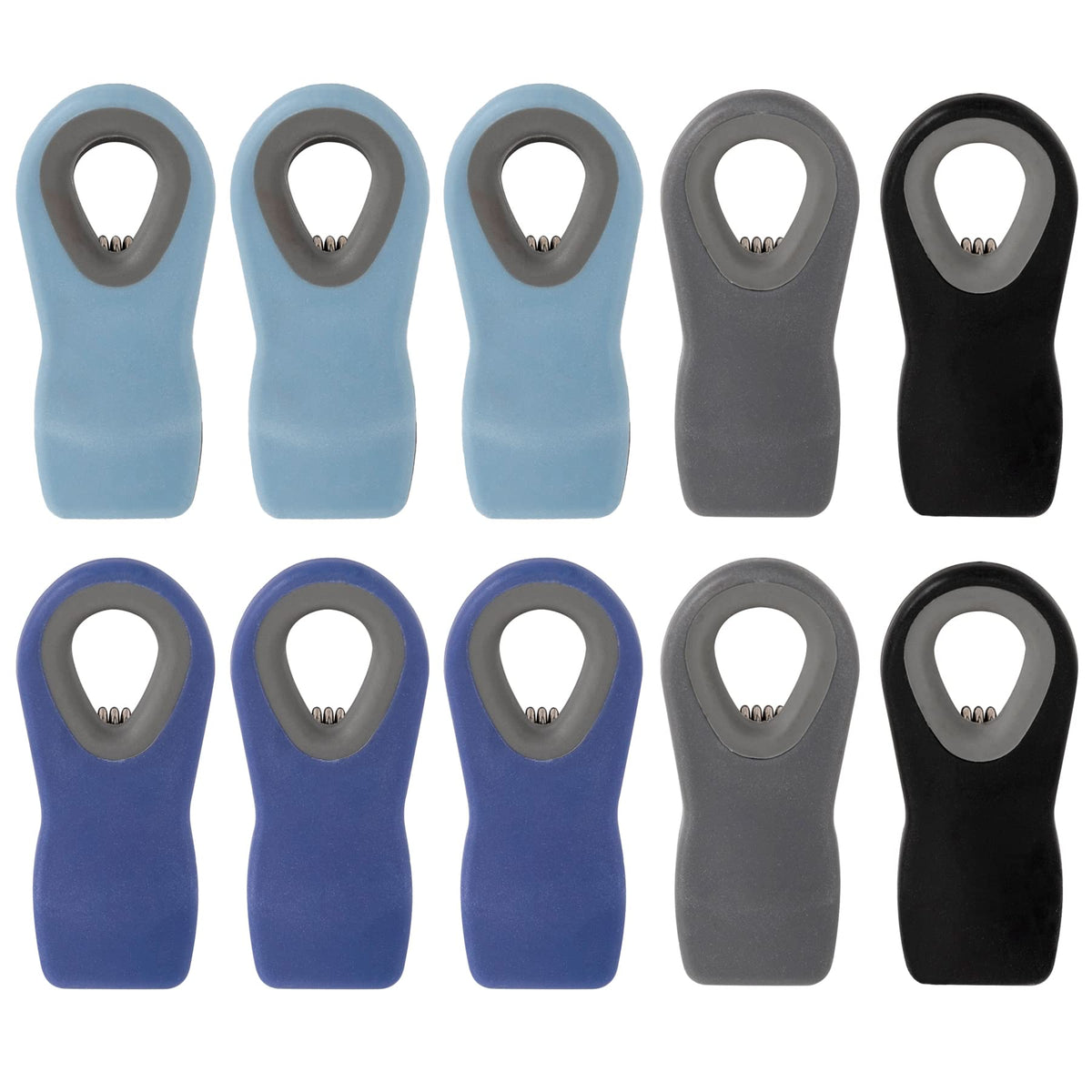Chip Clips,Bag Clips,12 Pack Magnetic Bread Bag Food Package Fridge Magnets