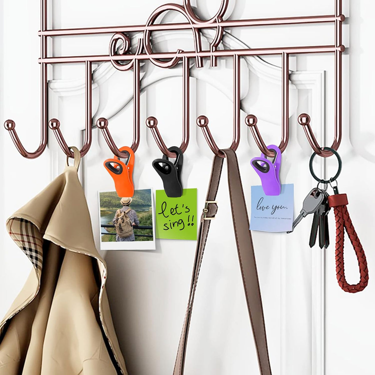 Chip Clips, Bag Clips for Food Storage, 12 Pack Multicolor