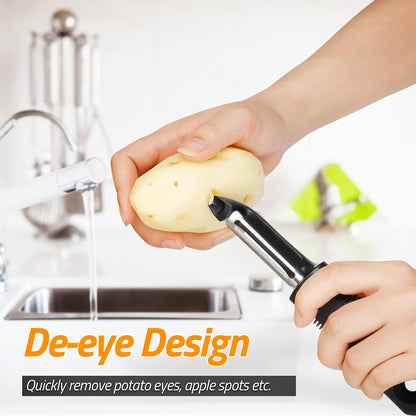 -BINGBING- Vegetable Peeler, Stainless Steel Potato Peeler with Sharp Blade
