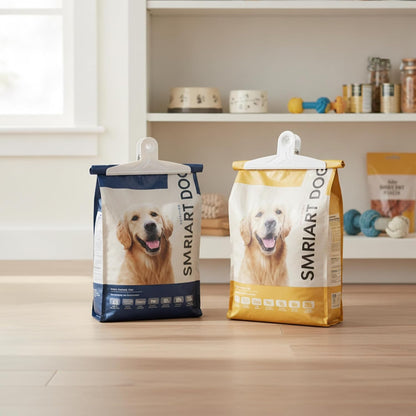 Dog Food Bag Clip - 2pcs 8.6’’ Large Bag Clips for Dog Food Extra Large Chip Clips Heavy Duty Stainless Metal No Sharp Edges Airtight Sealing Bag Clips for Pet Food Snack Storage