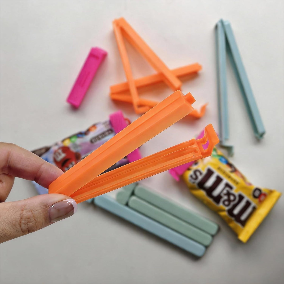 50 Pcs Food Bag Sealing Clips Airtight Chip Clips With 4 Sizes