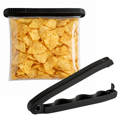 LINDEN SWEDEN Twixit Mega Bag Clip - Keep Food Fresh, Prevent Spillage - Great for Storage and Organization - Microwave, Freezer and Dishwasher-Safe - BPA-Free, Black