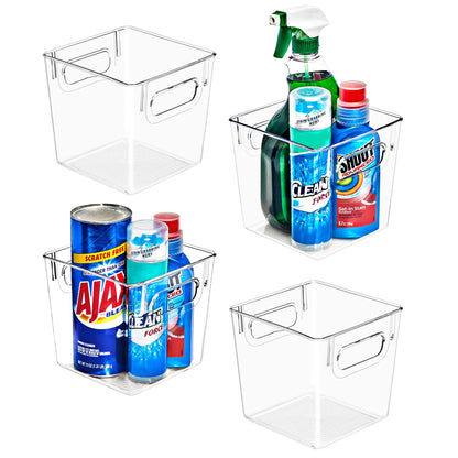 Sorbus Fridge Organizers and Storage, Clear Plastic Bins (Small, 2 Pack)