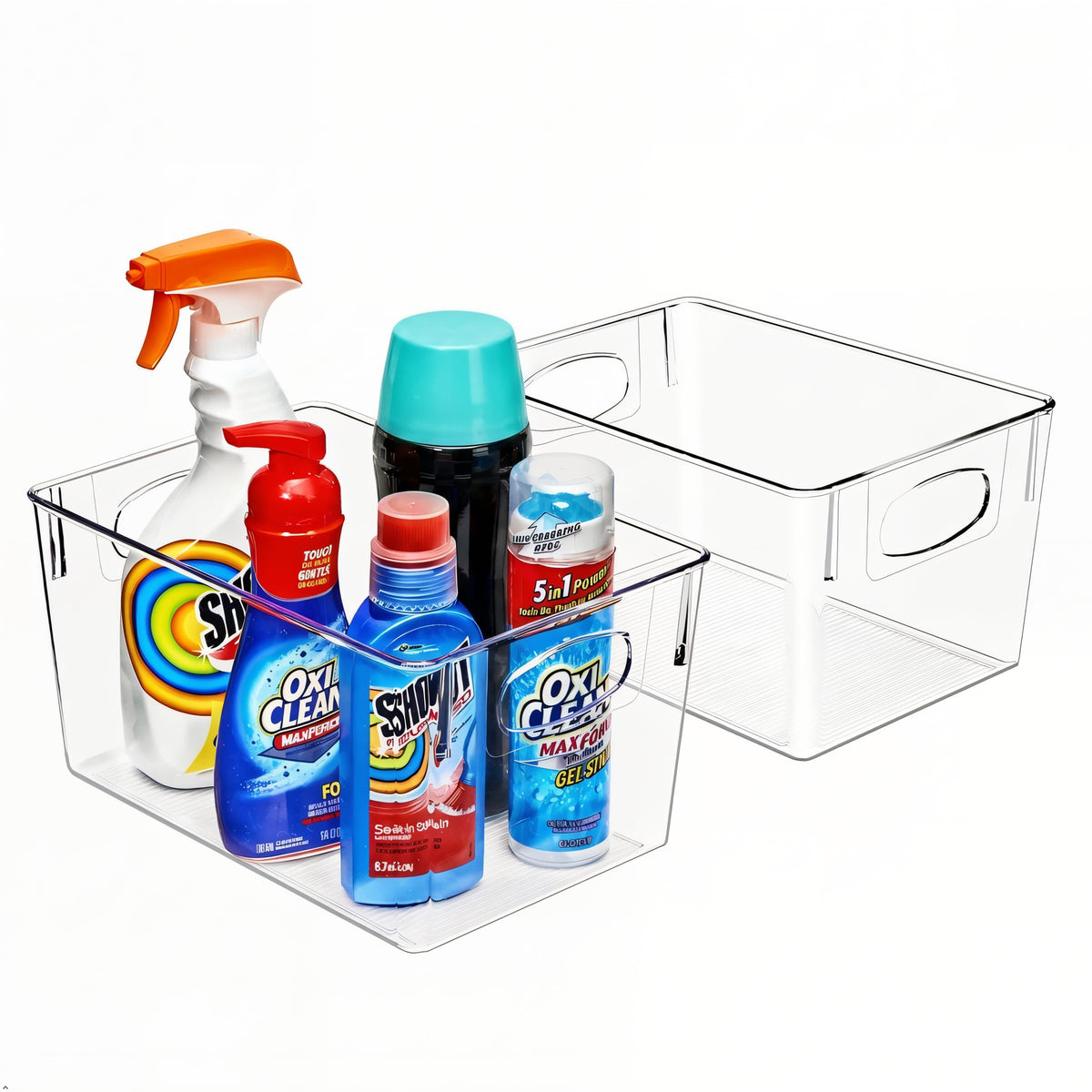 Sorbus Fridge Organizers and Storage, Clear Plastic Bins (Small, 2 Pack)