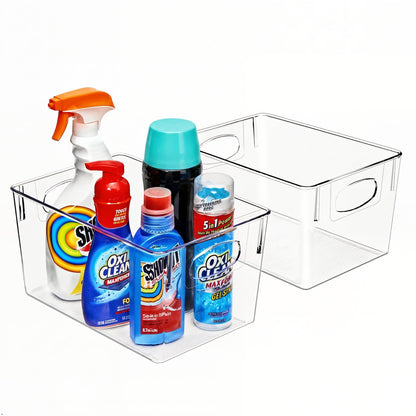 Sorbus Fridge Organizers and Storage, Clear Plastic Bins (Small, 2 Pack)
