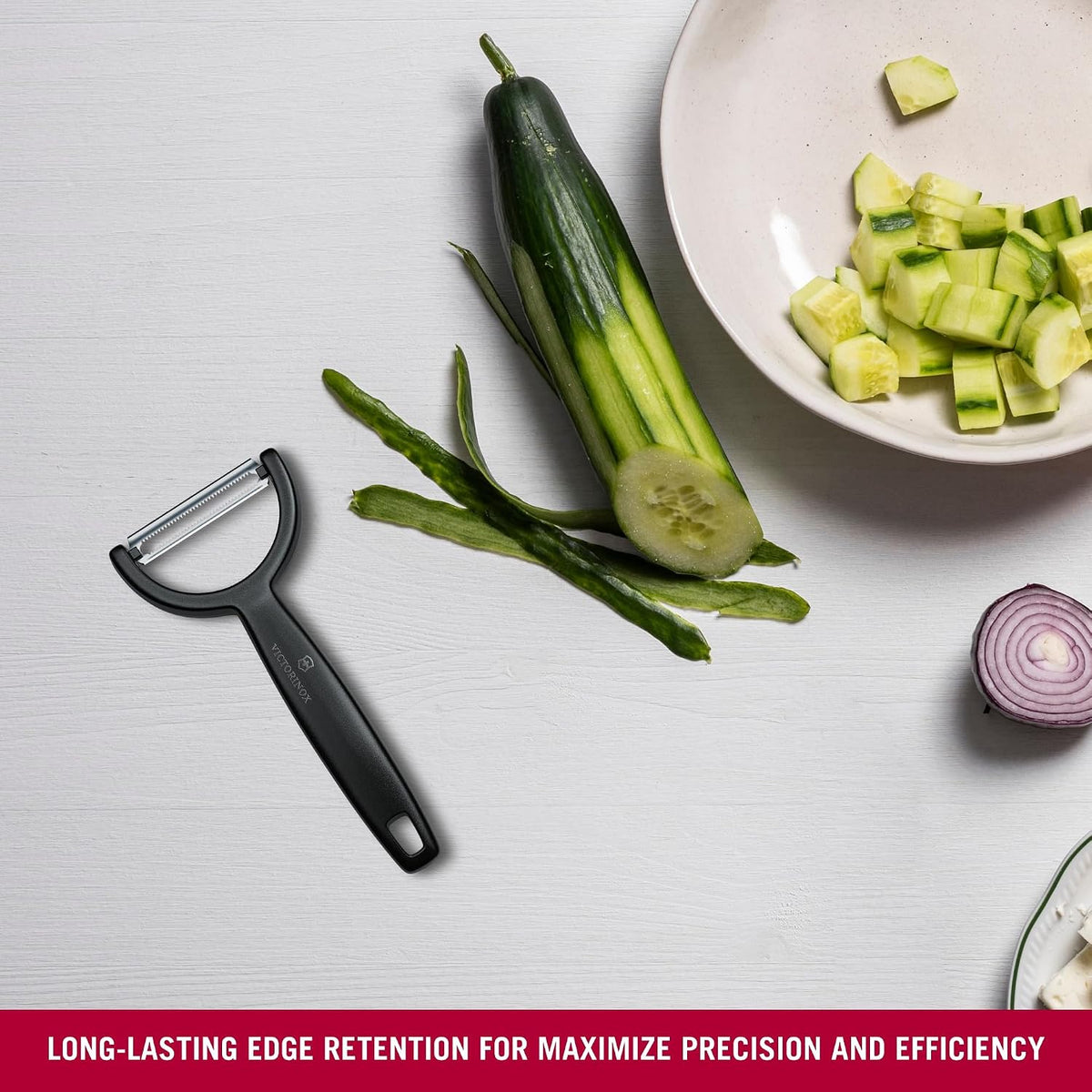 Victorinox Ypso Peeler, Serrated Vegetable & Fruit Peeler, Swiss Made