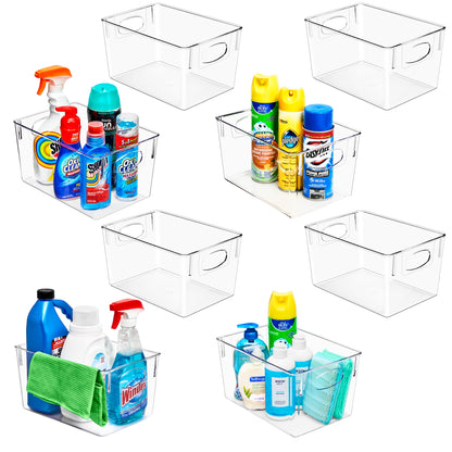 Sorbus Fridge Organizers and Storage, Clear Plastic Bins (Small, 2 Pack)