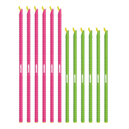 GripStic Bag Sealer - 12-Pack XLarge Reusable Bag Clips, Original Airtight & Waterproof Seal for Food Storage