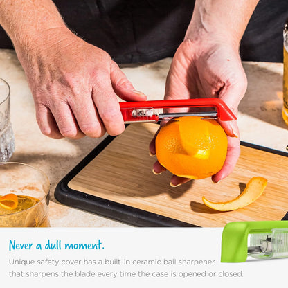 Dreamfarm Sharple Self-Sharpening Vegetable Peeler - Red